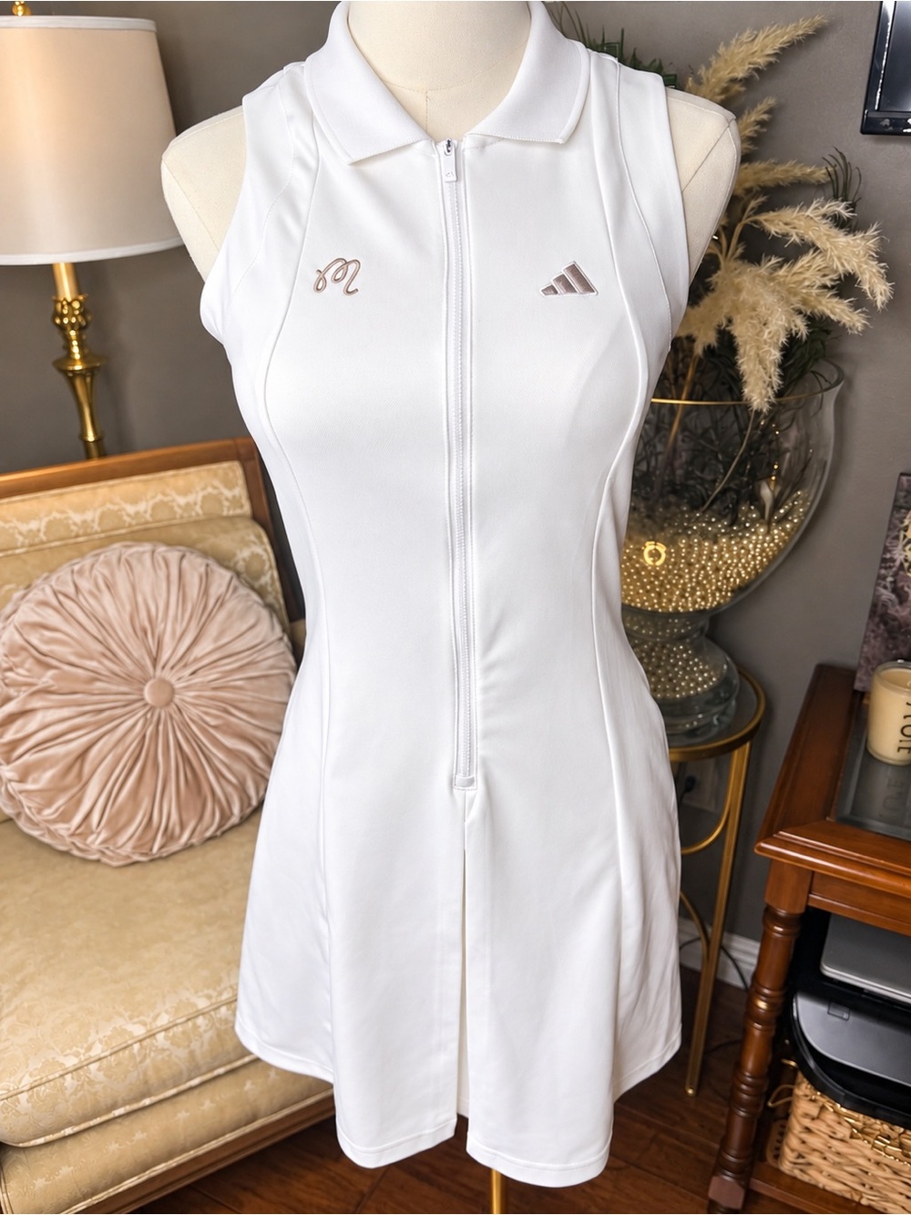 Adidas Go-To TWISTKNIT Polo Dress Golf/Tennis with Built in shorts